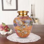 Aluminium Polish Decorative Flower Vase,