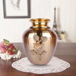 Aluminium Round Decorative Vase