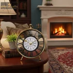 Aluminium Analog Table Clock 1 1 eMetalCrafts