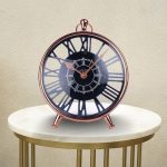 Aluminium Mohja 8 Inch Table Clock Analog