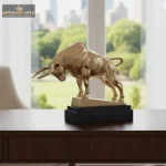 Aluminium Modern Bull Figurine Statue 1 1 3 eMetalCrafts