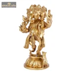 Brass Panchamukhi Ganesha Idol 4 104 eMetalCrafts