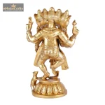 Brass Panchamukhi Ganesha Idol 5 105 eMetalCrafts