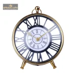 Aluminium Analog Table Clock 2 2 1 eMetalCrafts