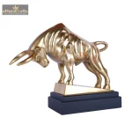 Aluminium Modern Bull Figurine Statue 2 2 4 eMetalCrafts