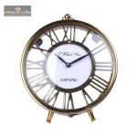 Aluminium Nautical Mart Jaal Table Clock Metal 2 2 6 eMetalCrafts