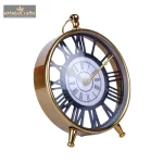 Aluminium Analog Table Clock 3 3 eMetalCrafts