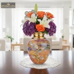 Aluminium flower vase for home decor 1 3 2 eMetalCrafts