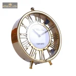 Aluminium Nautical Mart Jaal Table Clock Metal 3 3 6 eMetalCrafts