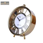 Aluminium Nautical Mart Jaal Table Clock Metal 4 4 4 eMetalCrafts