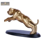 Aluminium Panther Statue On a Sleek Black Base 4 4 5 eMetalCrafts