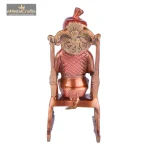 Brass Ganesh Statue Sitting On Chair 5 905 eMetalCrafts