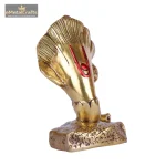 Modern Art of Brass Ganapati Idol for Pooja Room 3 DSCF5296 eMetalCrafts