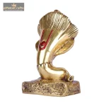 Modern Art of Brass Ganapati Idol for Pooja Room 4 DSCF5297 eMetalCrafts