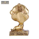 Modern Art of Brass Ganapati Idol for Pooja Room 5 DSCF5298 eMetalCrafts