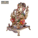 Mastercrafted Brass Ganesha Statue 4 DSCF5324 eMetalCrafts