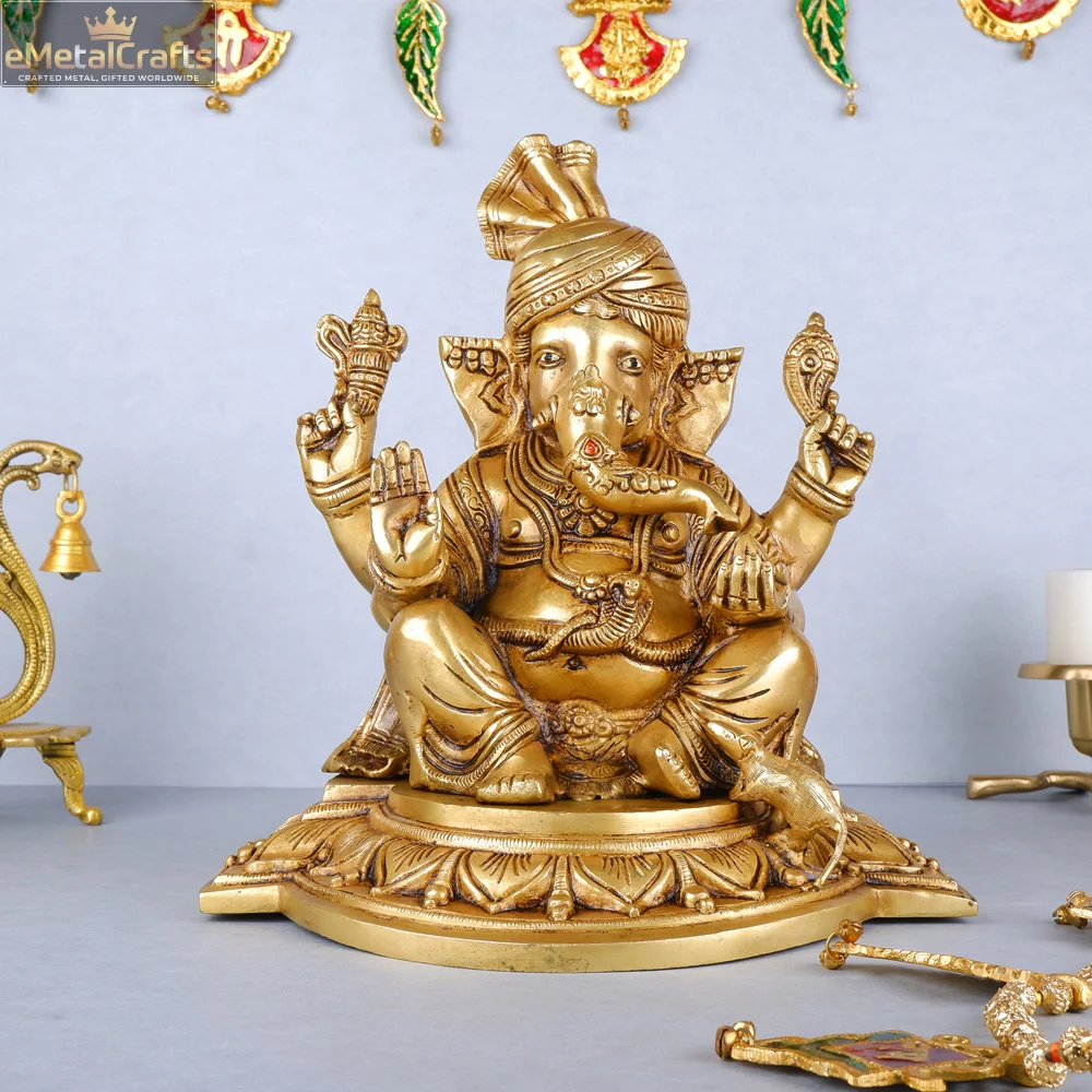 Brass Lord Ganesha statue Brass Lord Ganesha statue