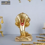 Modern Art of Brass Ganapati Idol for Pooja Room 1 Brass Ganapati idol