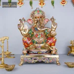 Mastercrafted Brass Ganesha Statue 1 DSCF5607 eMetalCrafts