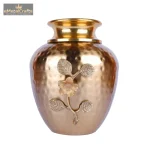 Decorative Aluminium Round Vase For Home & Office Decore 3 DSCF6795 2 eMetalCrafts