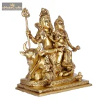 Brass Lord Shiva Statue with Family 3 013 eMetalCrafts