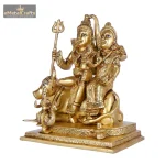 Brass Lord Shiva Statue with Family 4 014 eMetalCrafts