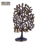 Brass Tree of Life Diya Tree Diya Deepak Tealight Holder Height 4 014 3 eMetalCrafts