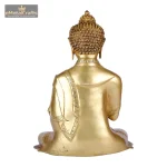 Brass Meditating Buddha Statue Figurine Buddhism Decor 5 015 1 eMetalCrafts