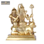 Brass Lord Shiva Statue with Family 5 015 eMetalCrafts