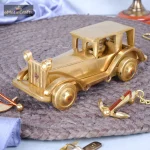 Brass Metal Vintage Car Statue with Glossy Finish 1 041 eMetalCrafts