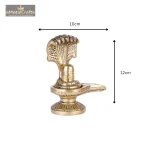 Brass Shivling Idol Finish For Home Temple Pooja Room 5 045 2 eMetalCrafts