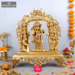 Brass Ram Darbar Golden Statue, Home 1 051 1 eMetalCrafts