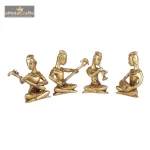 Brass Music Set Musician Figurine and Statue 2 052 eMetalCrafts