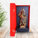Aluminium Lord Krishna Idol with a Velvet Red Box