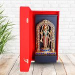 Aluminium Lord Ram Lala Idol with a Velvet Red Box