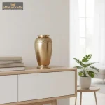 Aluminium Flower Vase Cremation Urns For Human Ashes 1 1 14 eMetalCrafts