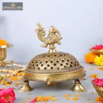 Brass Dhoopdani Incense Holder - Home Deco 1 1 28 eMetalCrafts