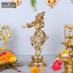 Bhagawan Krishna - Brass Statue 1 1 39 eMetalCrafts