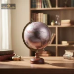 Aluminium Brown & Blue Globe 1 1 4 eMetalCrafts