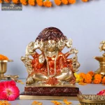 Bhavya Panchmukhi Hanuman Brass Idol 1 1 41 eMetalCrafts