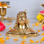 Brass Adiyogi Statue for Pooja 1 1 43 eMetalCrafts
