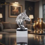 Heritage Horse Head Craft Statue 1 1 54 eMetalCrafts