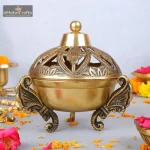 Best Designed Brass Dhuna Loban Burner 1 1 73 eMetalCrafts
