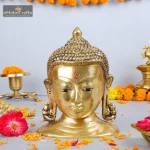Best Golden Colour Pure Brass Buddha Head 1 1 74 eMetalCrafts