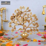 Brass Traditional and Decorative Kalpavriksha Diya Tree 1 111 3 eMetalCrafts