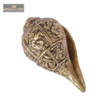 Brass Ganesha Design Shankh Showpiece For Home 3 113 eMetalCrafts