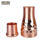 Copper Water Bottle 500ml | Copper Water Bottle for Drinking 3 113 4 eMetalCrafts