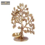 Brass Traditional and Decorative Kalpavriksha Diya Tree 4 114 2 eMetalCrafts