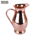 Copper Hammered Jug 3 123 4 eMetalCrafts
