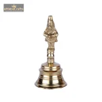 Brass Ghanti with Hanuman Face 2 152 eMetalCrafts